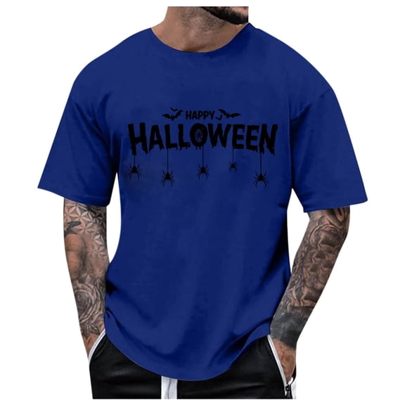 T Shirts for Man This Is Retro Men And Women T Shirt Log Sleeve Shirts for Men Men's Shirt Mens Tall Sizes Casual Cat Short Sleeve Shirks Blue S