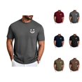 thumbnail image 1 of T Shirts for Men 2026 Summer Casual Short Sleeve Crewneck Cool Tee Shirt Streetwear, 1 of 5