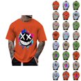 thumbnail image 1 of T Shirts for Men 2026 Summer Casual Short Sleeve Crewneck Ghost Face Graphic Tees Streetwear, 1 of 5
