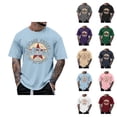 thumbnail image 1 of T Shirts for Men 2026 Summer Casual Short Sleeve Crewneck Vintage Racers Hot Rod Masters Graphic Tees Streetwear, 1 of 4