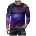 thumbnail image 1 of T Shirts for Men 3D Printed Galaxy Solar System Planets Nebula Shirt Funny Graphic Blouse Tee Tops Galaxy Solar System Planets Regular Fit, 1 of 6