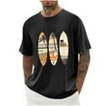 thumbnail image 1 of T Shirts for Men under $5 Short Sleeve Round-Neck Print Round Neck Casual Shirts, 1 of 4