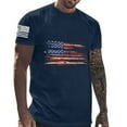 thumbnail image 1 of T-Shirts for Men Clearance under $5 Short Sleeves Round Neck Casual Printing Pullover Fitness Sports T-Shirt Navy M, 1 of 4