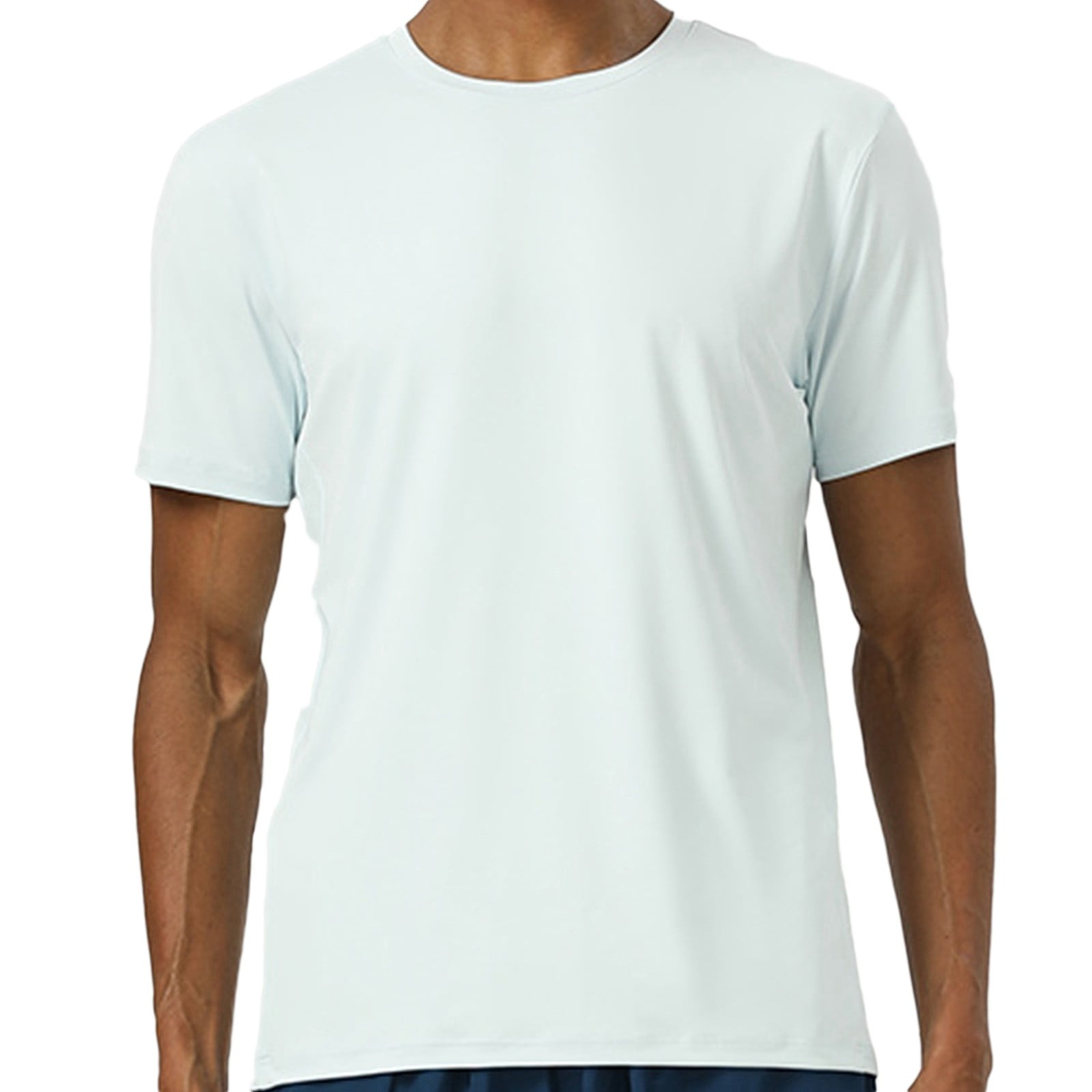 T Shirts for Men Cotton V Neck Big and Tall Boat Neck Short Sleeve ...