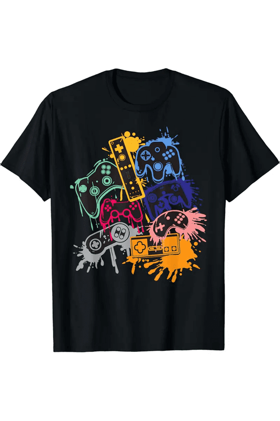 T-Shirts for Men Graphic Funny Crazy Novelty Mens Cotton Short Sleeve Tops Black A XL