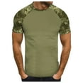 thumbnail image 1 of T Shirts for Men Summer Camo Print Short Sleeved Crew Neck Tee Tops Casual Regular Fit Workout Running Pullover Shirts, 1 of 5