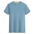 thumbnail image 1 of T Shirts for Tall Men Mens White Tees Men's Heavy Weight Crew Neck T-Shirt Mens Premium Cotton Tee, 1 of 5