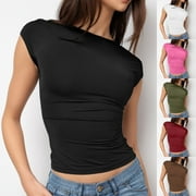 T-Shirts-for-Women-Backless-