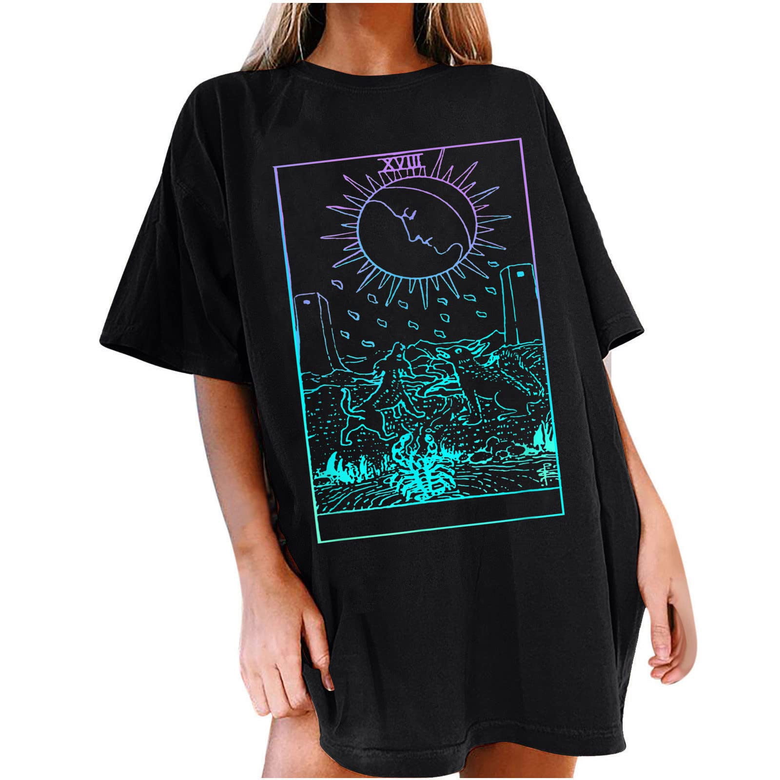 Cool Oversized Graphic Tee Shirts For Women – sunifty