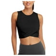 thumbnail image 1 of T Shirts for Women Casual Tops Sanutch Crop Workout Cropped Dance Slim Fit Blouse Tee Shirt Top, 1 of 6