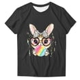 thumbnail image 1 of T Shirts for Women Woman's Fashion Cute Printing Leisure Round Neck Short Sleeved T-Shirts, 1 of 4