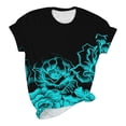 thumbnail image 1 of T Shirts for Women Women Fashion Summer Printed Regular Women Short Sleeves Round Neck, 1 of 6
