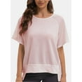 thumbnail image 1 of T-Shirts for Women Crew neck Short Sleeve Casual Summer Tops Lightweight Loose Blouse, 1 of 6