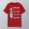 thumbnail image 1 of T Shirts for Women Graphic Print Summer Tees Casual Short Sleeve Crew Neck Basic Oversized Tops, 1 of 3