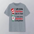 thumbnail image 1 of T Shirts for Women Graphic Print Summer Tees Casual Short Sleeve Crew Neck Basic Oversized Tops, 1 of 3