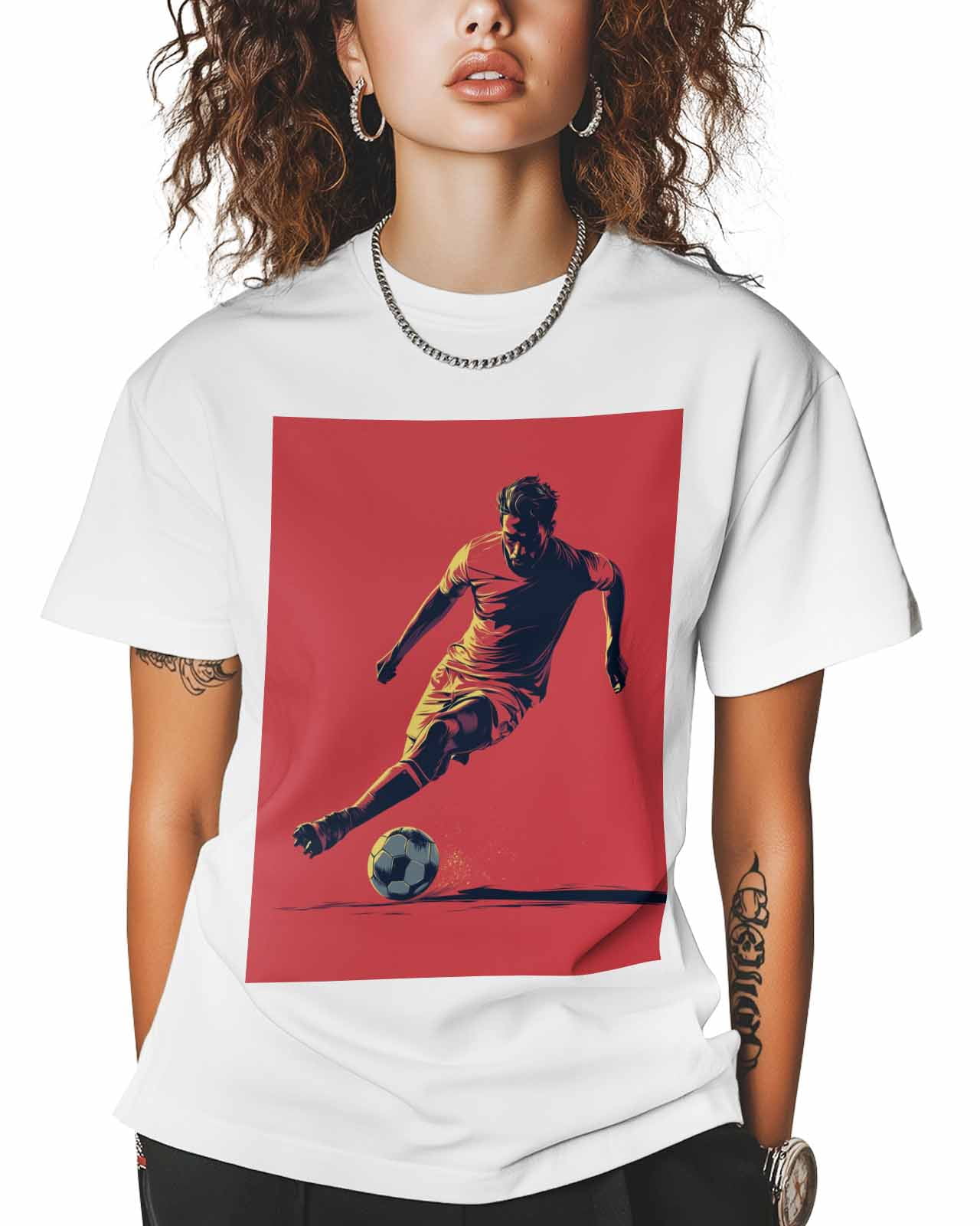 T Shirts for Women Short Sleeve Cotton Crewneck T-Shirt, Football Athlete Competitive Sports Tee Tops Casual Basic T-Shirts, XS-5XL White L