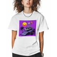 thumbnail image 1 of T Shirts for Women Short Sleeve Cotton Crewneck T-Shirt, Mexican Skull Skeleton Music Carnival Tee Tops Casual Basic T-Shirts, XS-5XL White XS, 1 of 1
