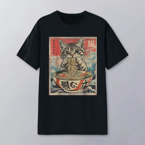 T Shirts for Women Spring Summer Cute Cat Print 2026 Casual Blouses Short Sleeve Crew Neck Vacation Tops