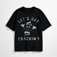 thumbnail image 1 of T-ShirtsWomens Lets Get Crackin T Shirt Funny Fourth of July Firecracker Tee for Ladies, 1 of 7