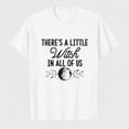 thumbnail image 1 of T-ShirtsWomens There's A Little Witch in All of Us Halloween T Shirt, 1 of 8