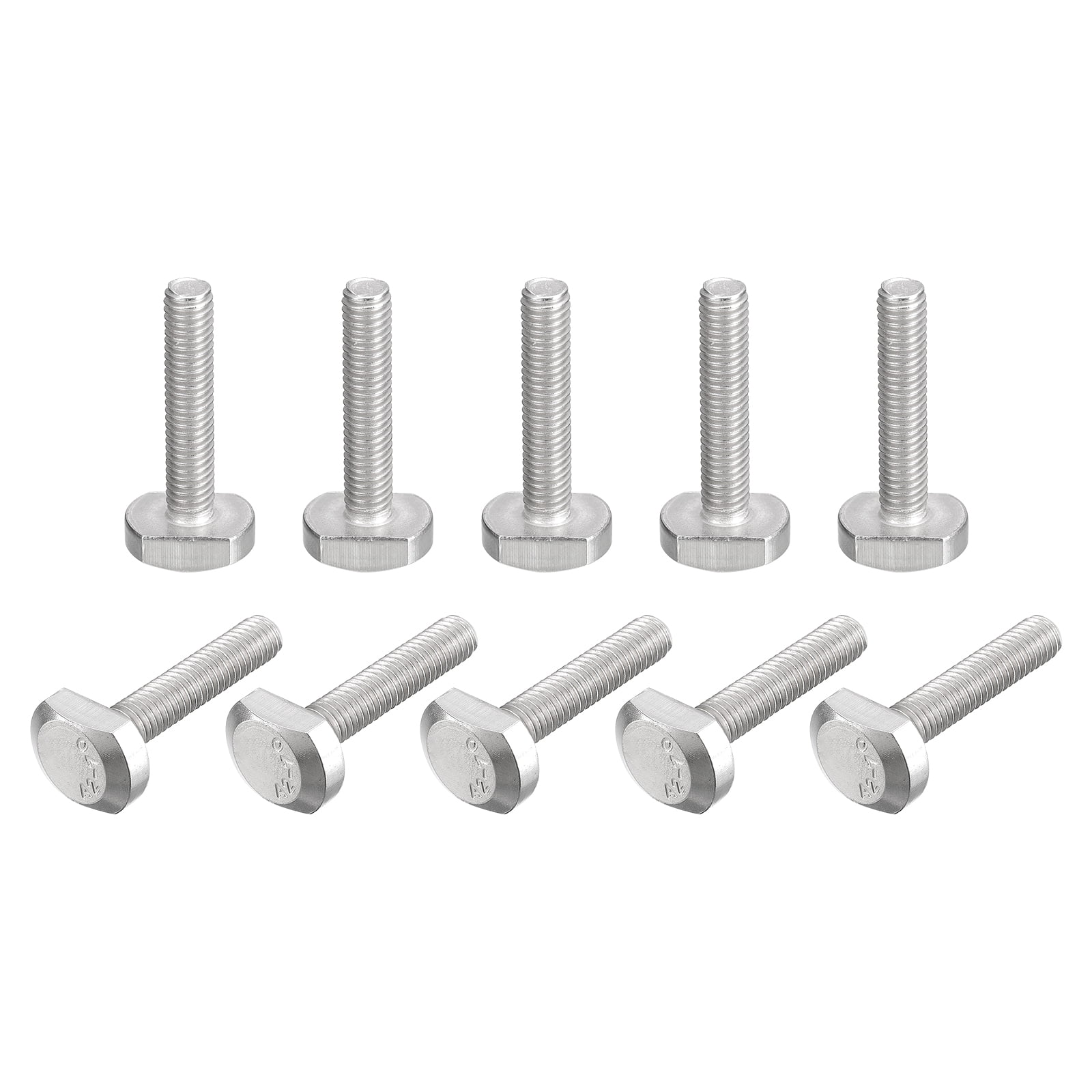 TSlot Bolts, 20 Pack M6x30mm Dropin Stud Sliding Bolts 304 Stainless