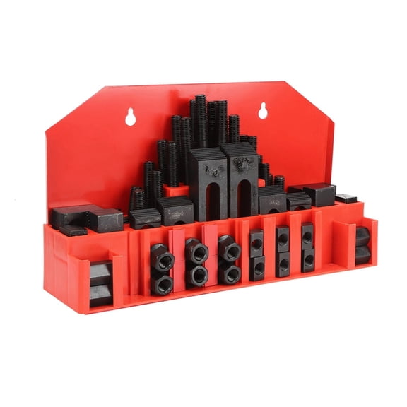 T-Slot Clamp Kit, Hardened Combined Press Plate For Lathe Milling Machine M10 Mill T-Slot Clamp Kit ,Easy to Use