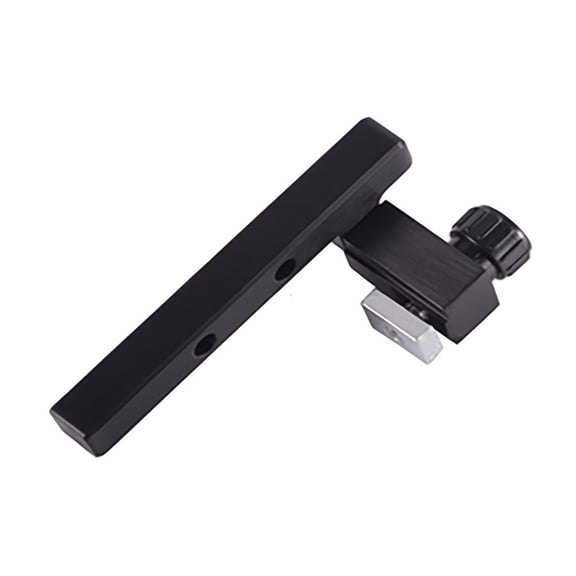 T-Slot Positioning Stop for Woodworking Users, Metal Track Stop Block with Hand Tightening Knob for Fence Setup and Repeat Workpieces