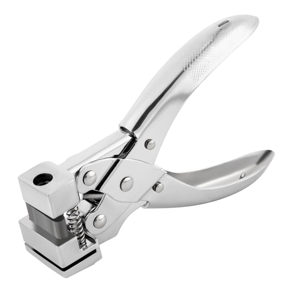 T Slot Shape Hole Punch, Steel Handheld Hanger Airplane Hole Punch Manual Butterfly T-Hook Clamp Pliers Cutter ID Punching Plastic Cardboard Badge Label 2 Mm/0.08 Inch Height of Paper Inlet