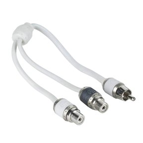 T-Spec V10RY2 v10 Series Quad-Twist RCA Y-Adapter,1 Male To 2 Females