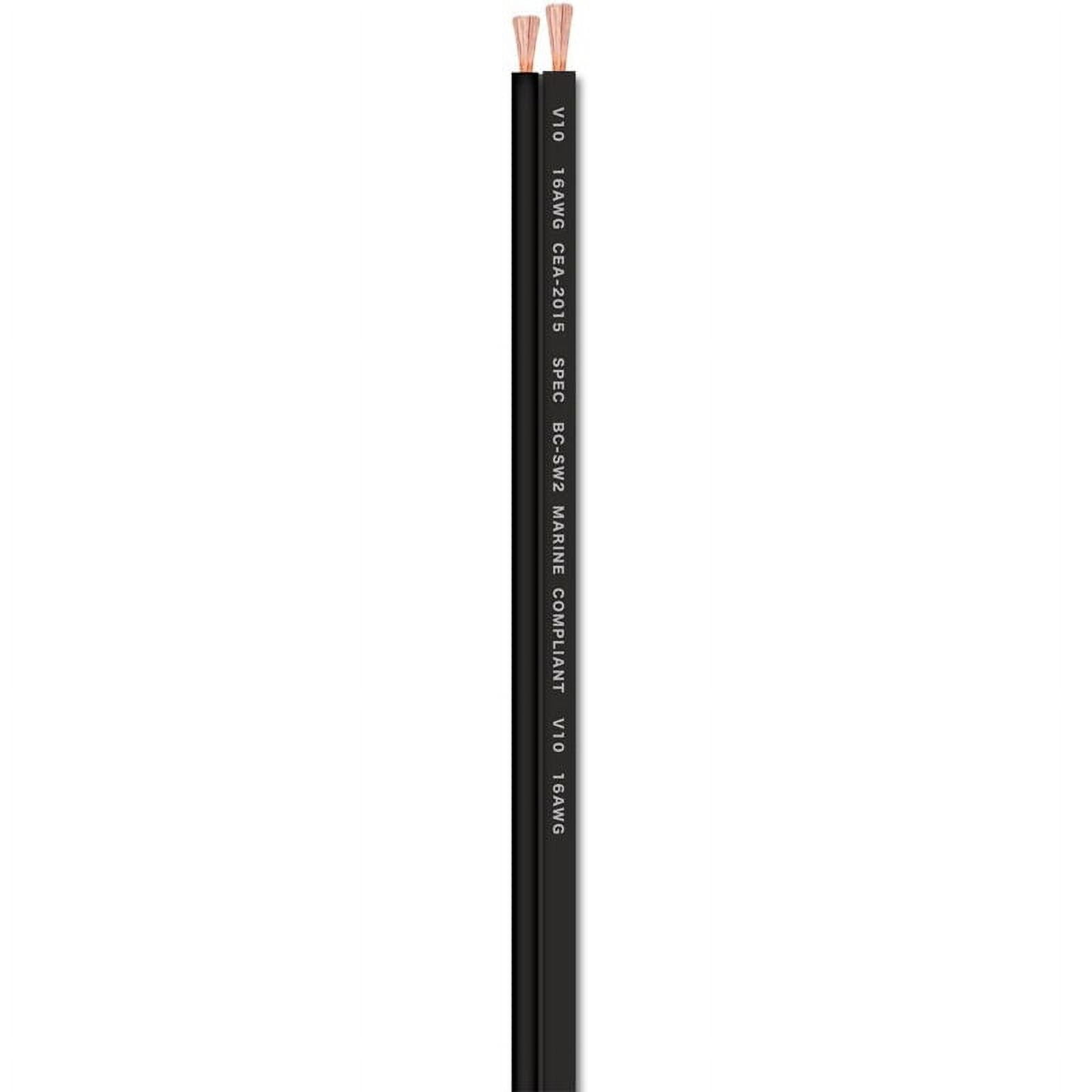T-Spec V10SW12125-BK V10 Series Marine Grade 50 ft. 12 Gauge OFC Speaker Wire Black