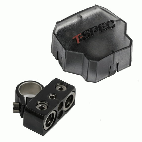 T-Spec V12-2148PN V12 Series Positive/Negative Battery Terminal in Solid Brass Construction