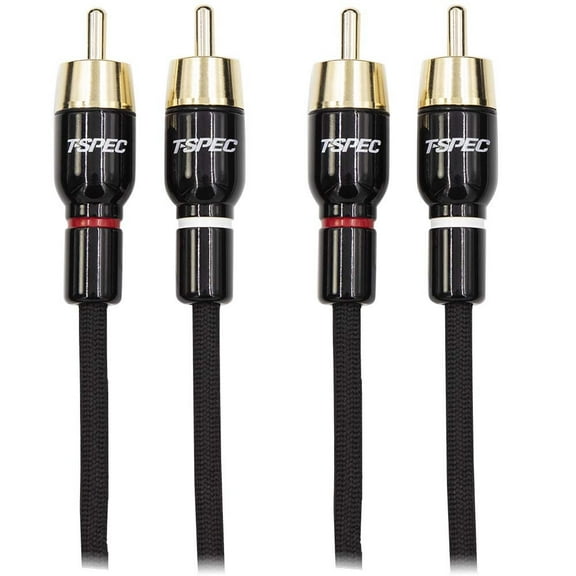 T-Spec V16RCA-102 V16 Series Gold-Plated Copper RCA Audio Cables - 10 Feet