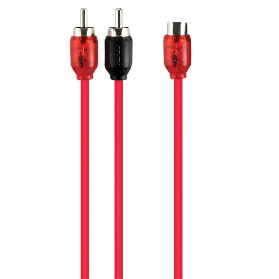 T-Spec V6RY1-10 RCA v6 Series 2-Channel Audio Y Cable - 1F-2M - 10 pack