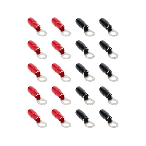 Metra T-spec V8-RTN18-20 8 AWG 5/16 in  Stud Hole Ring Terminal 20pk v8 Series
