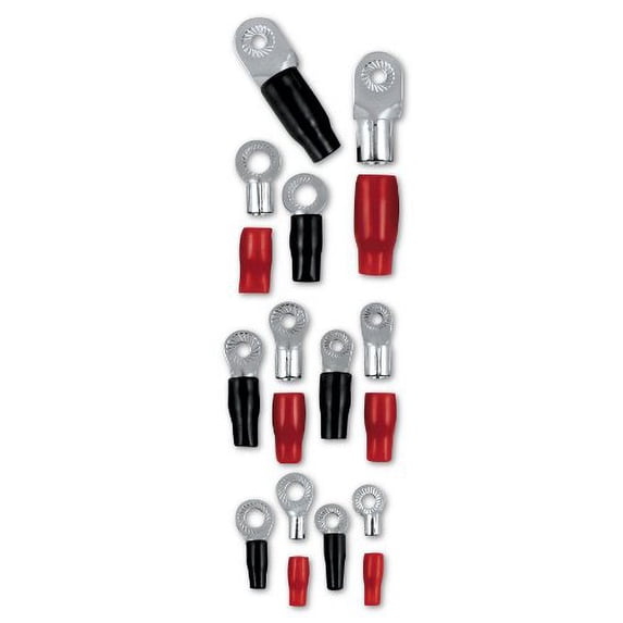 T-Spec V8-RTN2-20 20 Pack of 1/0 AWG Gauge 5/16" Crimp Ring Terminals