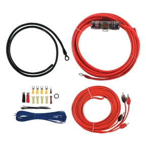 T-Spec v6 SERIES 400-Watt 8-Gauge Mini ANL Amp Installation Kit with RCA Cables