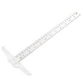 thumbnail image 1 of T Square Ruler 30cm Plastic T Shape Ruler Clear Transparent Measurements Straight Ruler Measure Tool Replacement Durable, 1 of 7