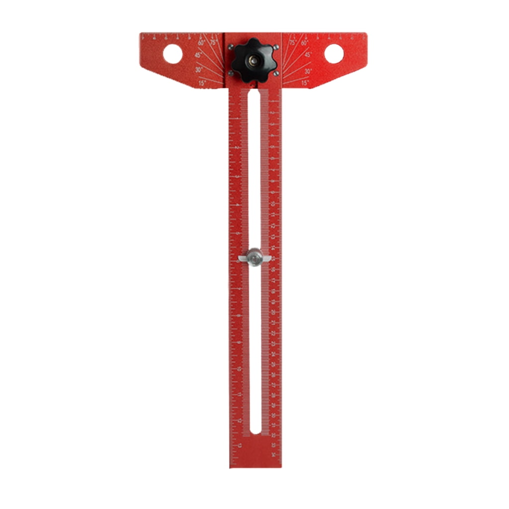 DIY 45/90 Degree Wood Gauge Adjustable Aluminum Al... – Grandado
