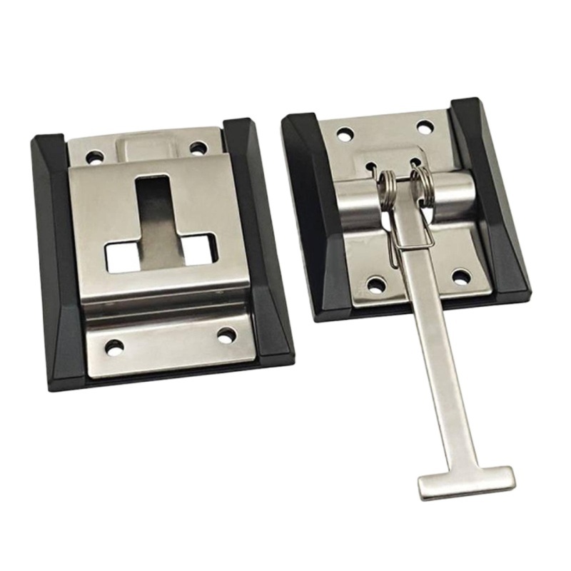 T Style Entry Door Latch Caravans RV Catch Holder for Containers Horse ...