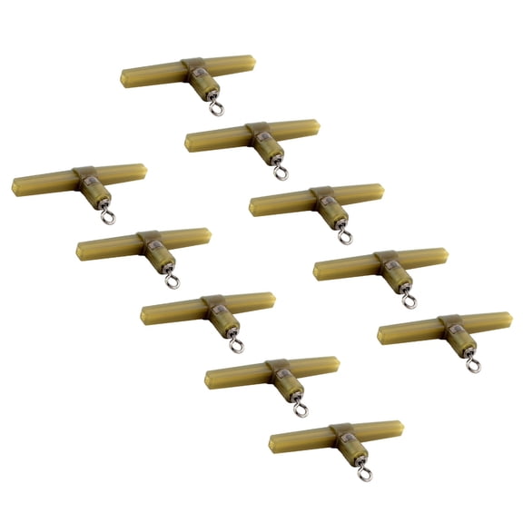 T-Style Fishing Rigs, Anti-Twist Design with Rustproof Hooks, Helicopter Rod Compatible for Carp
