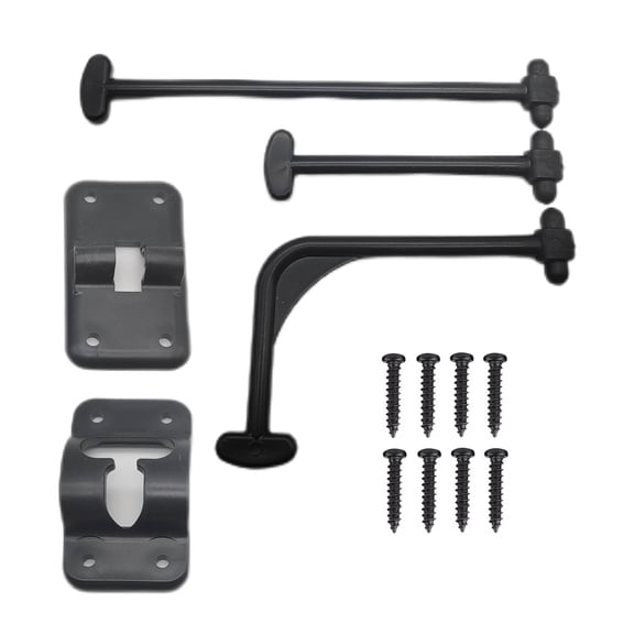 T Styles Door Holder Catches with Screws Door Catches Exterior Door Hold Hook Keeper Entrance Latches for Campers