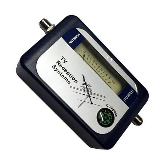 -T TV Antenna Meter, LCD Display Terrestrial Signal Graphic Display TV Reception Systems Electronic Portable Handheld