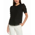 thumbnail image 1 of T Tahari womens  Button Blouse, m, Black, 1 of 3