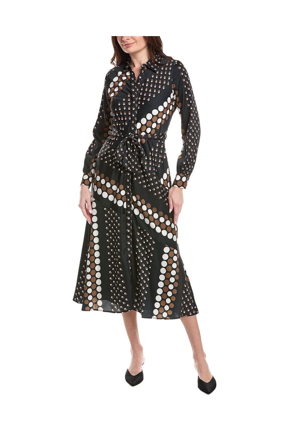 womens Button Down Midi Dress, xs