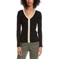 thumbnail image 1 of T Tahari womens  Contrast Stripe Rib Sweater, xs, 1 of 3