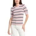 thumbnail image 1 of T Tahari womens  Elbow Puff Sleeve Sweater, s, Pink, 1 of 3