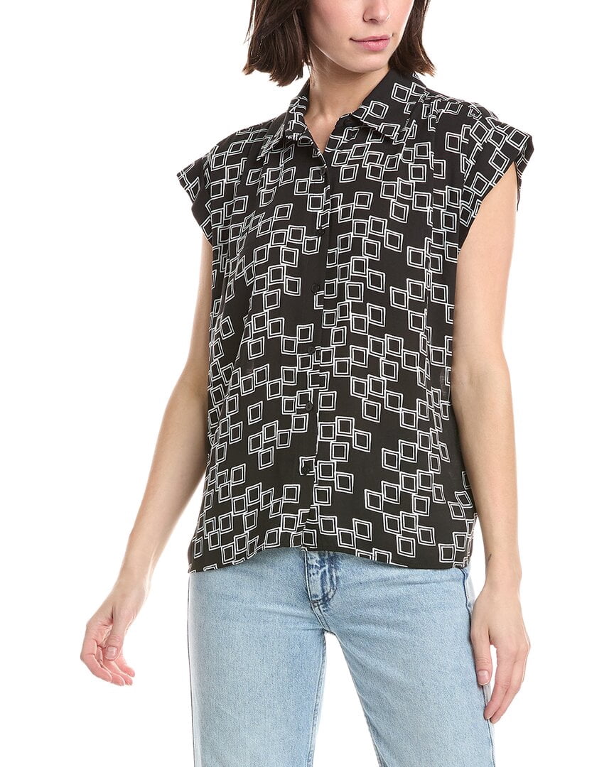 T Tahari Extended Shoulder Blouse Women’s