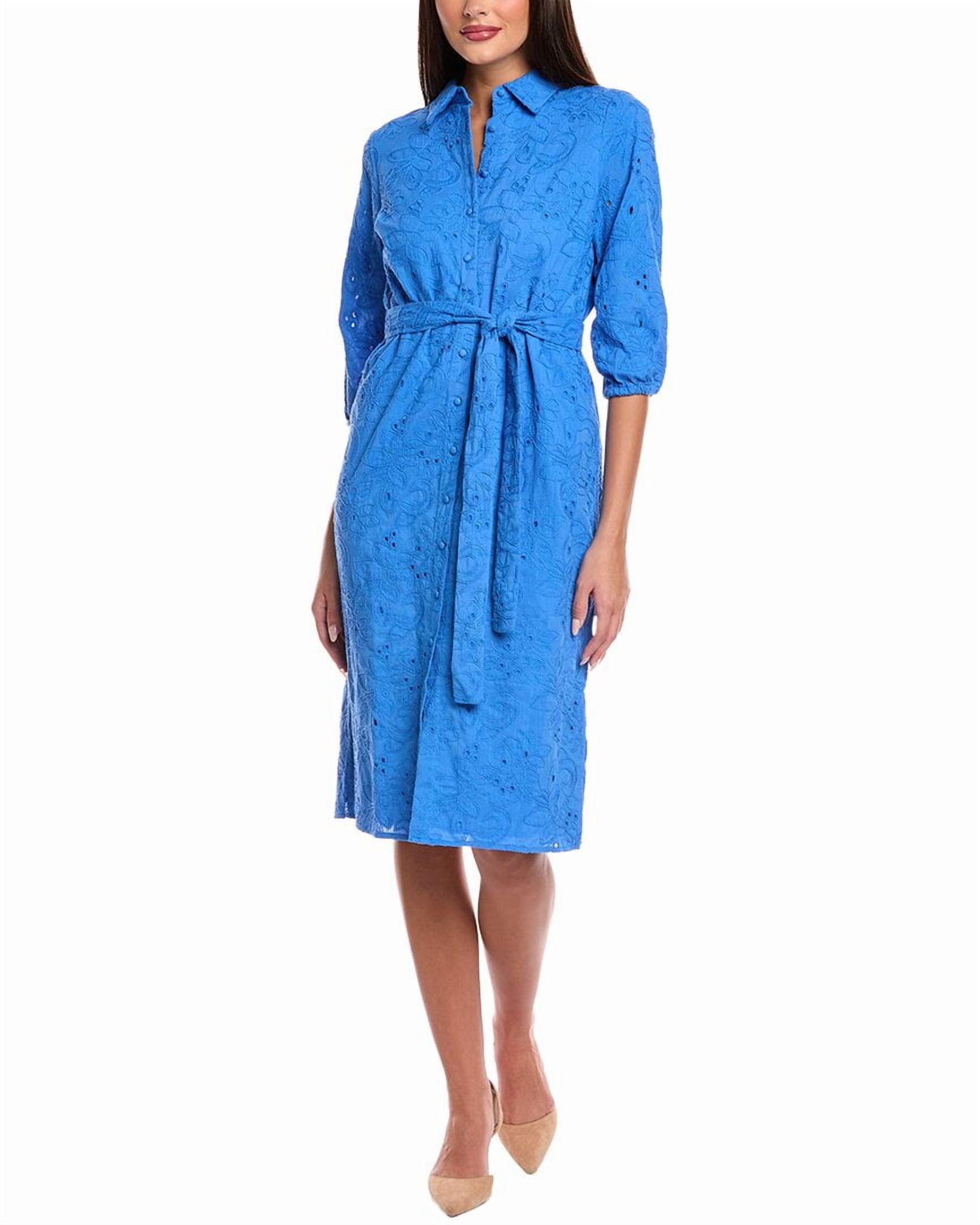 tahari embroidered dress Tahari Asl Plus Embroidered Tiered Mini Dress – Bluefly main image 1