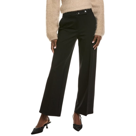 T Tahari womens  Full Length Trouser, 6, Black