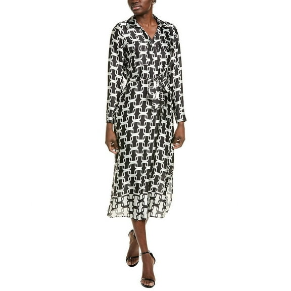 T Tahari womens  Midi Dress, xs, Black